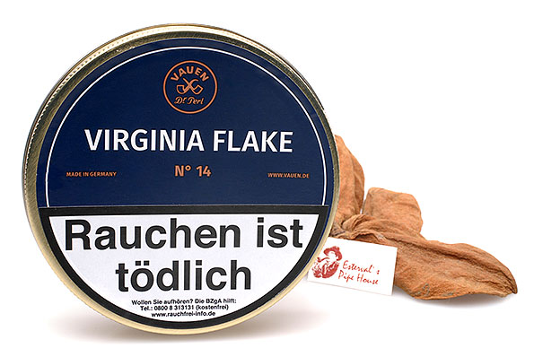 Vauen No 14 Virginia Flake Pipe tobacco 50g Tin Vauen No 14 Virginia Flake Pipe tobacco 50g Tin